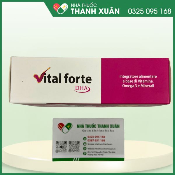 Vital Forte - Viên uống bổ sung DHA, EPA và một số vitamin, khoáng chất cho cơ thể